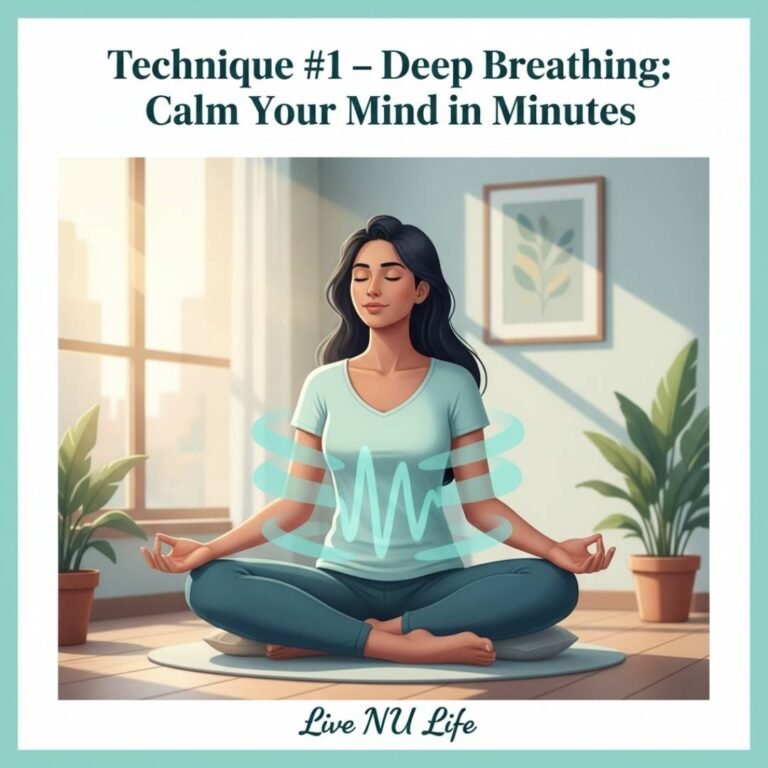 Technique #1 – Deep Breathing Calm Your Mind in Minutes