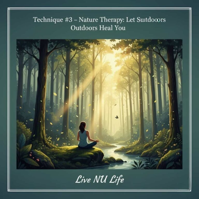 Technique #3 – Nature Therapy Let the Outdoors Heal You