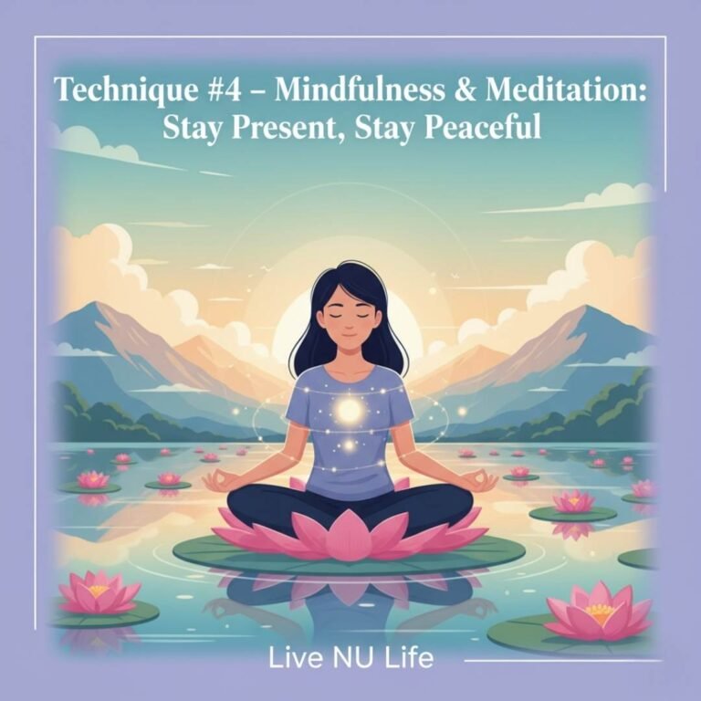 Technique #4 – Mindfulness & Meditation Stay Present, Stay Peaceful