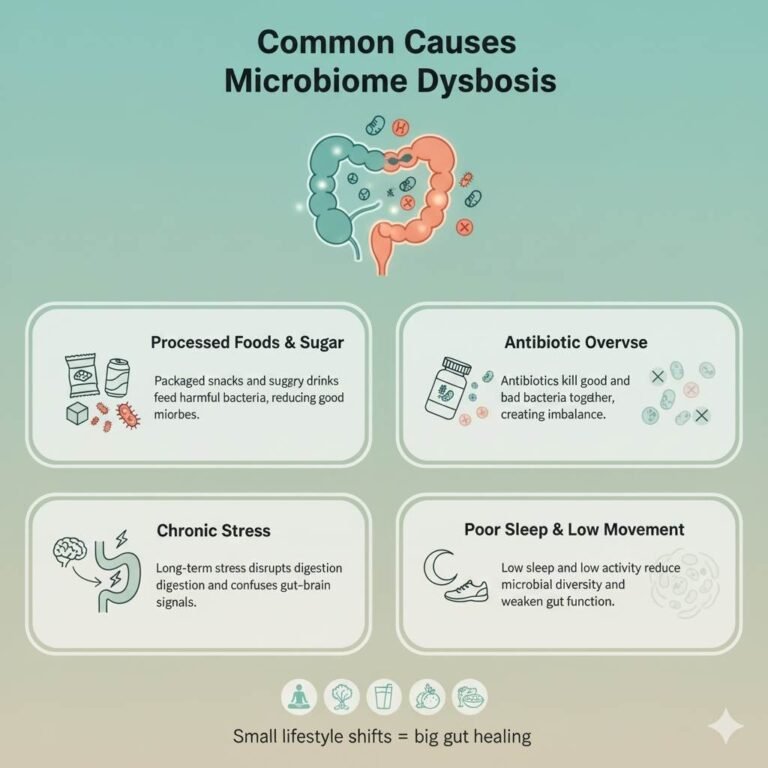 Common Causes of Microbiome Dysbiosis