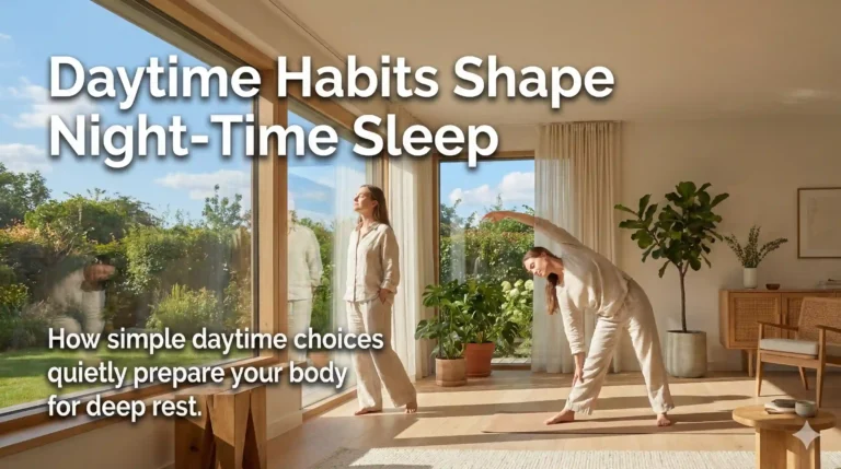 Importance of Daytime Habits for Night-Time Sleep Quality