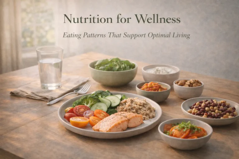 Nutrition for Wellness – Eating Patterns That Support Optimal Living