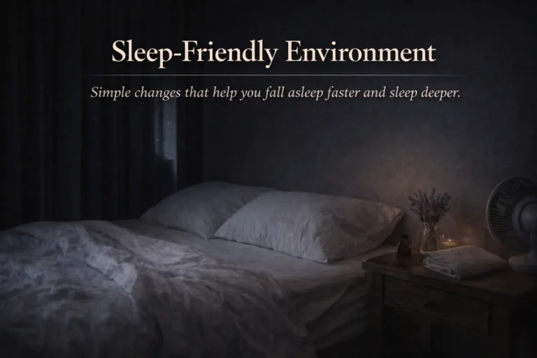 Sleep-Friendly Environment – Simple Changes That Make a Big Difference