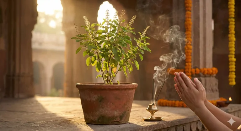 Spiritual Connection – Tulsi as a Symbol of Purity and Protection