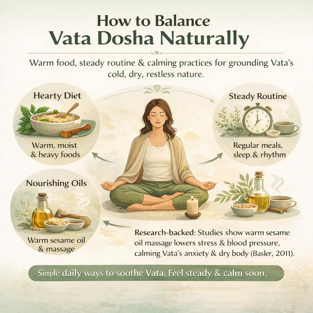 How to Balance Vata Dosha Naturally