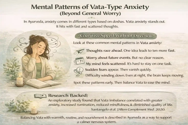 Mental Patterns of Vata-Type Anxiety (Beyond General Worry)
