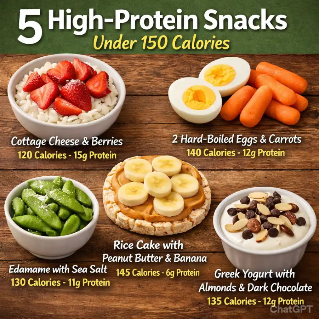 5 High-Protein Snacks Under 150 Calories