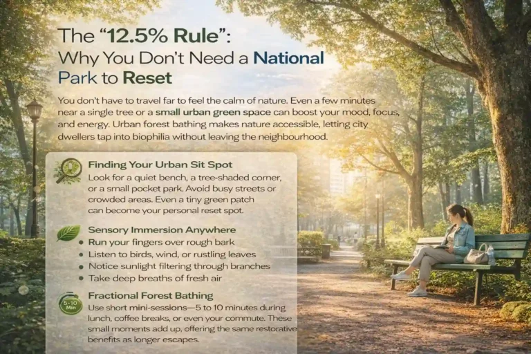 The "12.5% Rule": Why You Don’t Need a National Park to Reset