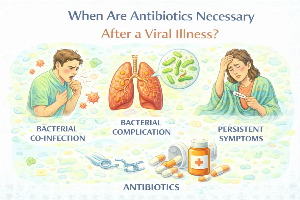 When Are Antibiotics Necessary After a Viral Illness?