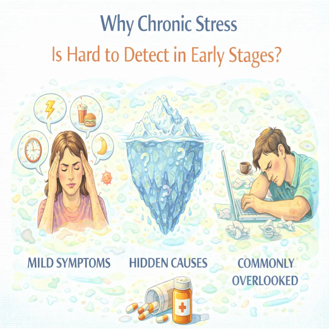 Why Chronic Stress Is Hard to Detect in Early Stages?