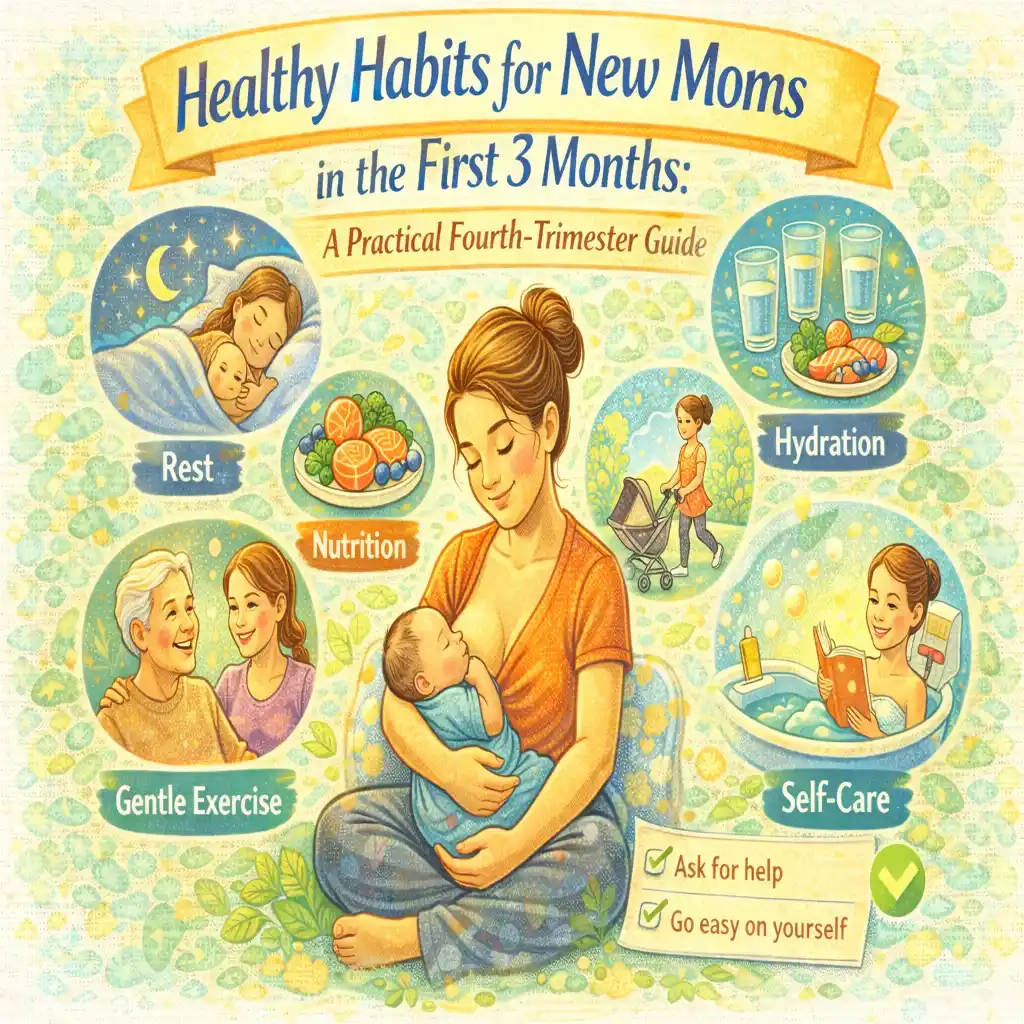 Healthy Habits for New Moms in the First 3 Months
