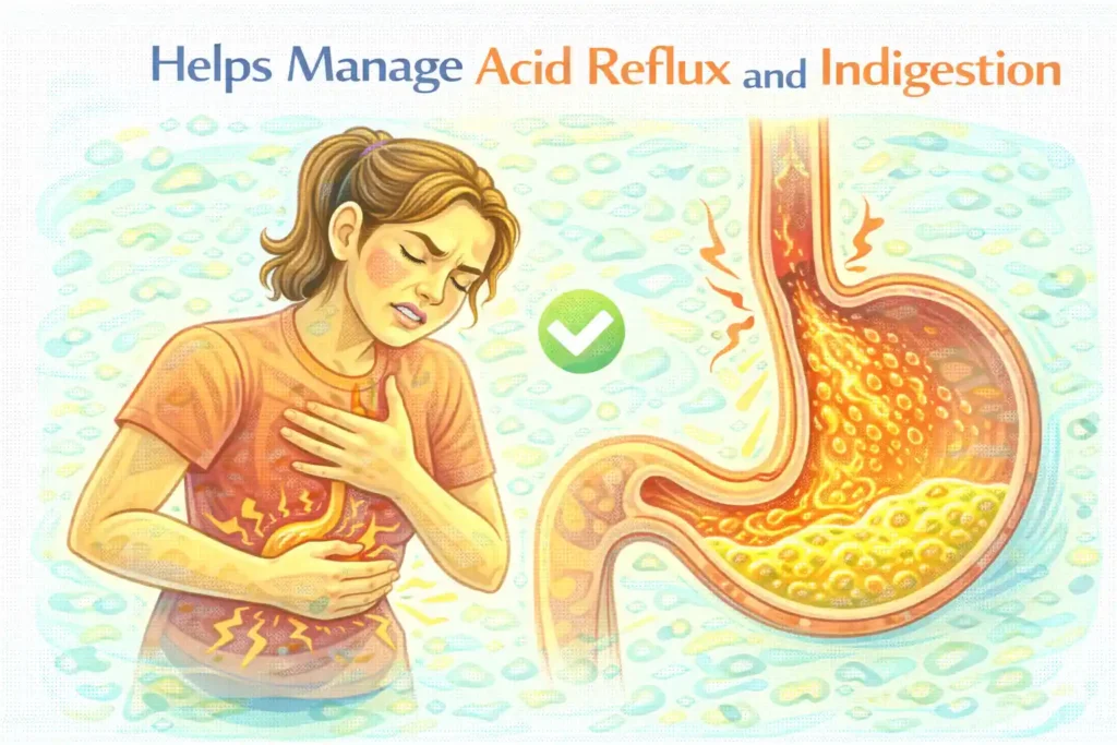 Helps Manage Acid Reflux and Indigestion