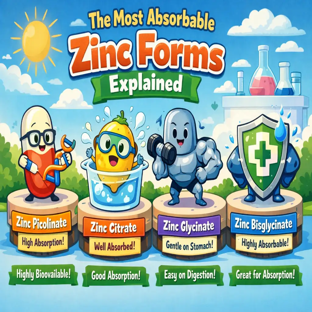 The Most Absorbable Zinc Forms Explained