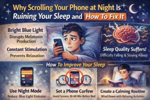 Why Scrolling Your Phone at Night Is Ruining Your Sleep and How To Fix It?