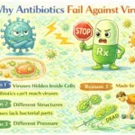 Why Antibiotics Fail Against Viruses?