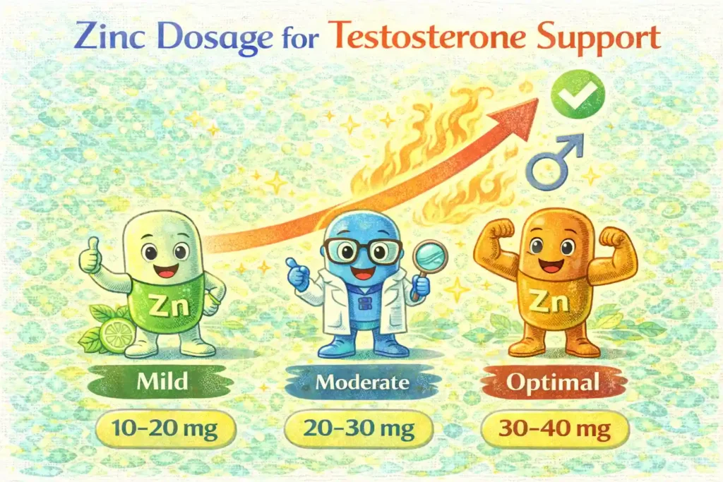 Zinc Dosage for Testosterone Support