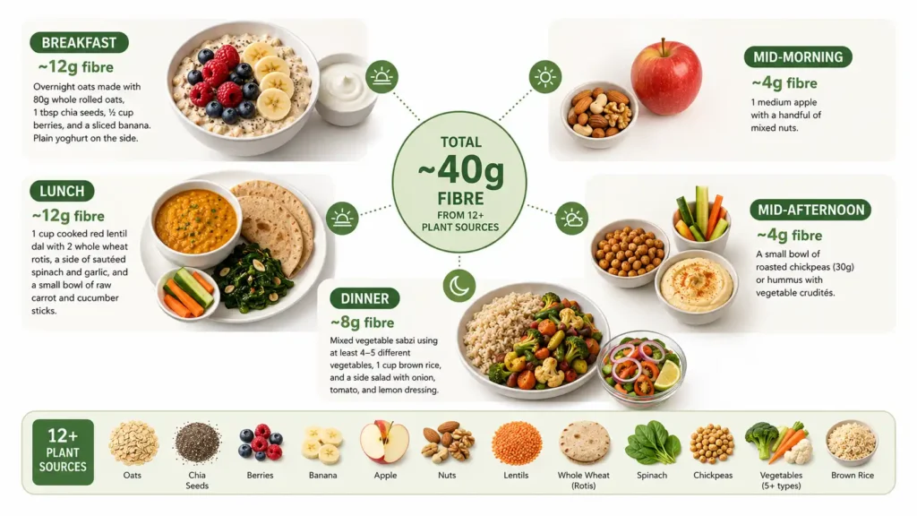 A Day of Eating on a Smart Fibermaxxing Plan