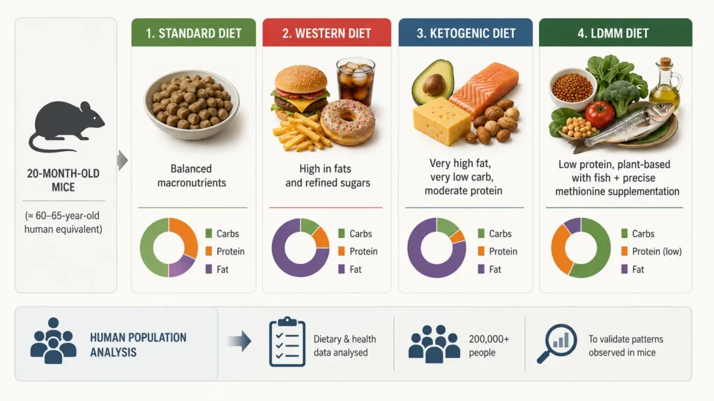 The Four Diets That Were Tested