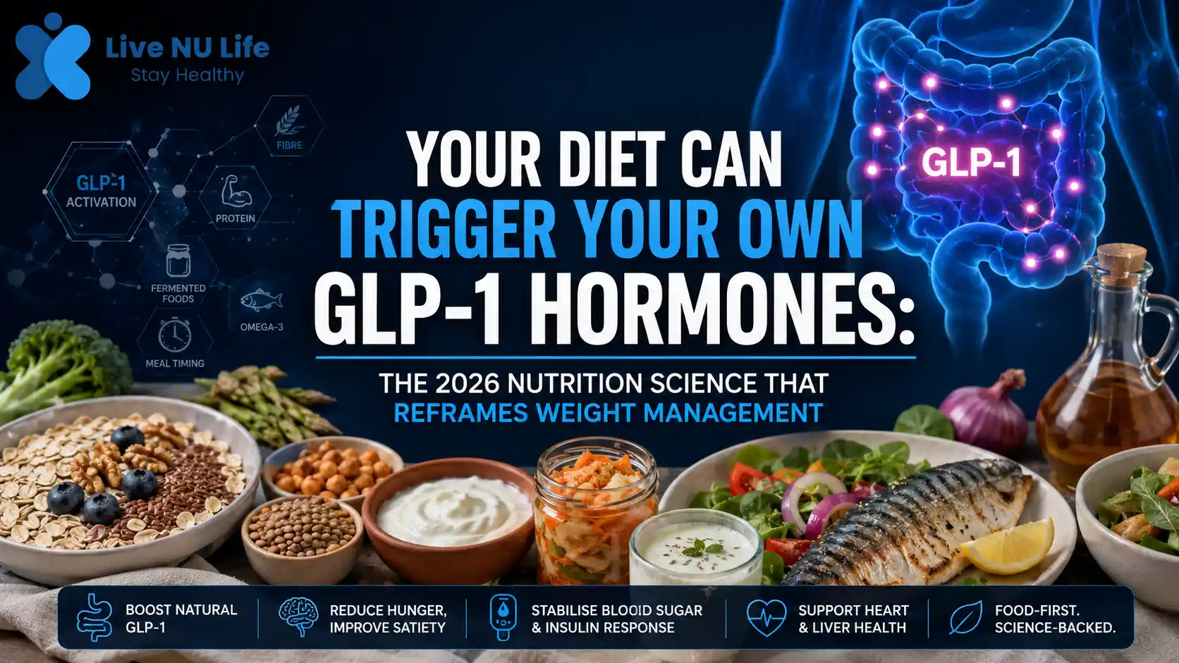 Your Diet Can Trigger Your Own GLP-1 Hormones: The 2026 Nutrition Science That Reframes Weight Management
