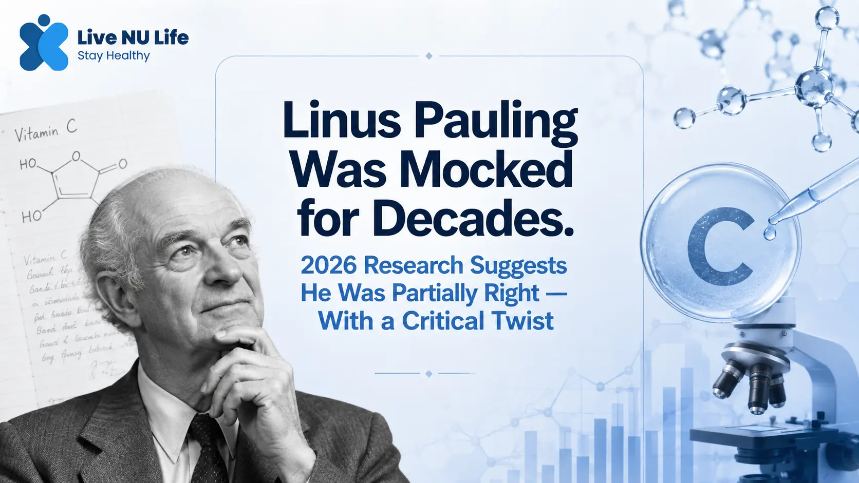 Linus Pauling Was Partially Right: 2026 Vitamin C Research