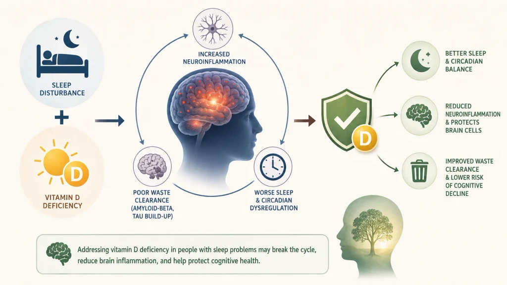 Why Sleep Disturbance Amplifies Vitamin D Deficiency