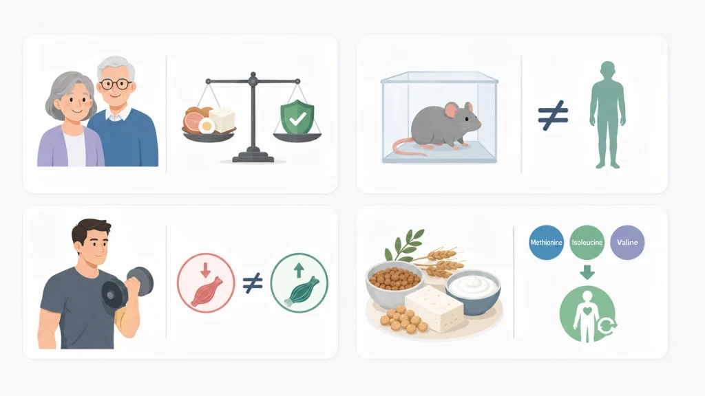 Why This Does NOT Mean Everyone Should Eat Less Protein
