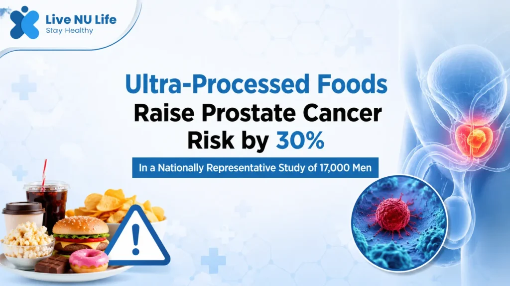 Ultra-Processed Foods Raise Prostate Cancer Risk by 30%